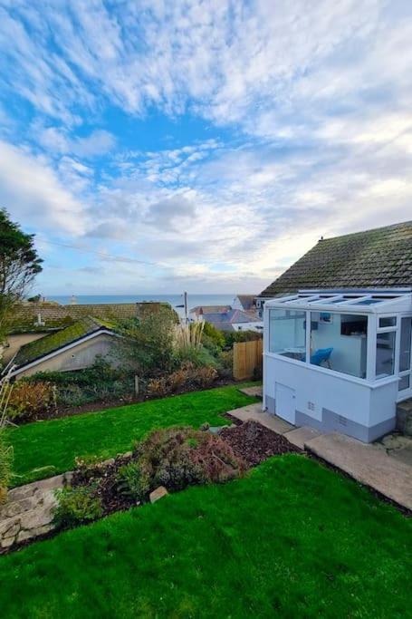 Spacious Home With Panoramic Sea View, Free Parking Ev & Large Garden Mousehole Exterior photo